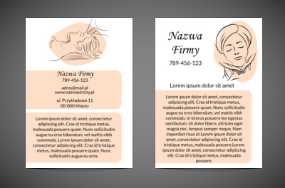 Delikatna kreska, głęboki relaks, Medycyna, Masażysta - Ulotki Netprint