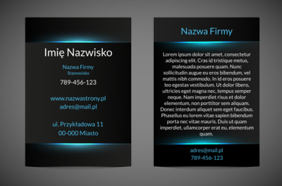 Neonowa linia profesjonalizmu, Motywy, Uniwersalne - Ulotki Netprint