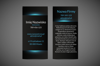 Minimalizm z neonowym akcentem, Motywy, Uniwersalne - Ulotki Netprint