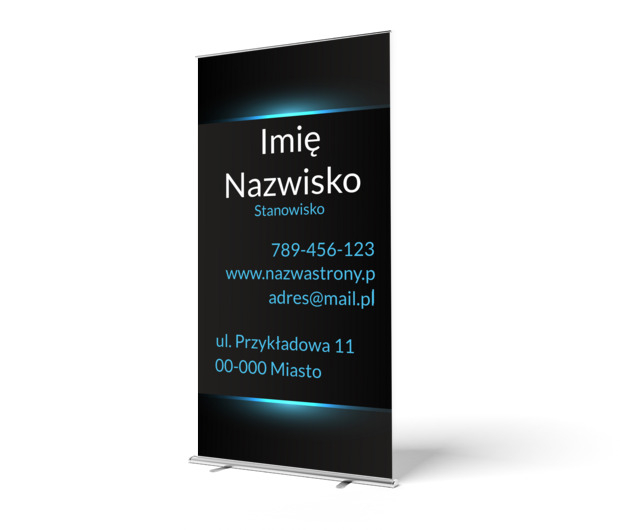 Technologia zamknięta w świetlnej linii, Motywy, Uniwersalne - Roll-up Netprint szablony online