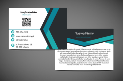 Dynamiczne linie budujące zaufanie, Motywy, Kod QR - Ulotki Netprint