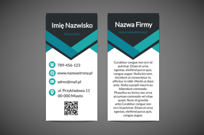 Minimalizm z wyrazistym akcentem, Motywy, Kod QR - Ulotki Netprint