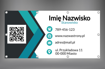 Geometria, która przyciąga uwagę, Motywy, Kod QR - Banery Netprint