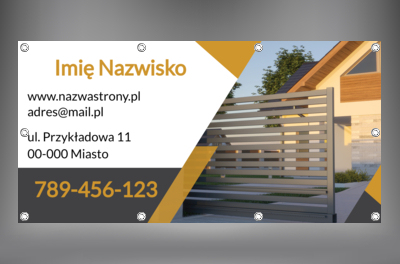 Brama, która otwiera drogę do klienta, Budownictwo, Remont i Wykończenia - Banery Netprint