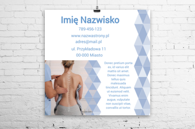 Powrót do sprawności w centrum uwagi, Medycyna, Rehabilitacja - Plakaty Wielkoformatowe Netprint