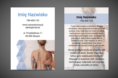Zdrowe plecy pod fachową opieką, Medycyna, Rehabilitacja - Ulotki Netprint