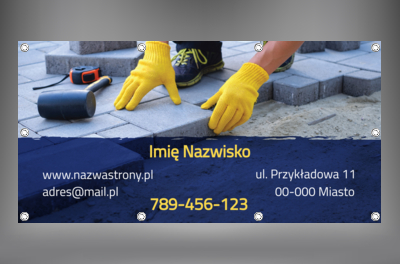 Solidna nawierzchnia zaczyna się od fachowca, Budownictwo, Usługi kamieniarskie - Banery Netprint