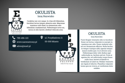 Wyraźne spojrzenie na zdrowie oczu, Medycyna, Lekarz - Ulotki Netprint