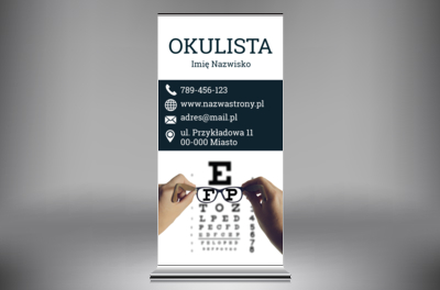 Od pierwszej litery do wyraźnego widzenia, Medycyna, Lekarz - Roll-up Netprint