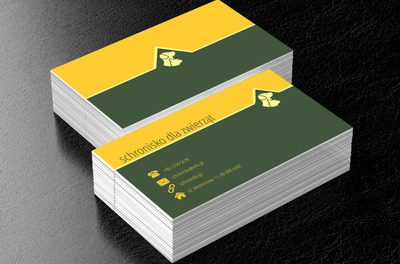 Pluszowy piesek, Środowisko i Przyroda, Schronisko - Wizytówki Netprint