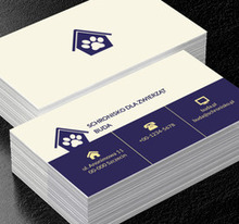 Dom z łapą, Środowisko i Przyroda, Schronisko - Wizytówki Netprint