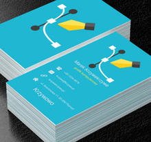 Narzędzie pióro, Telekomunikacja i Internet, Grafik komputerowy - Wizytówki Netprint