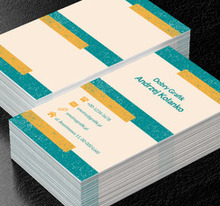 Kolorowe prostokąty, Telekomunikacja i Internet, Grafik komputerowy - Wizytówki Netprint