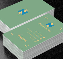 Dwa wskazujące kursory, Telekomunikacja i Internet, Informatyk - Wizytówki Netprint