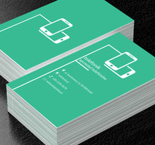 Dwa smartofny, Telekomunikacja i Internet, Telefony komórkowe / Smartfony - Wizytówki Netprint