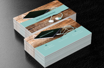 Tablet na deskach, Telekomunikacja i Internet, Telefony komórkowe / Smartfony - Wizytówki Netprint