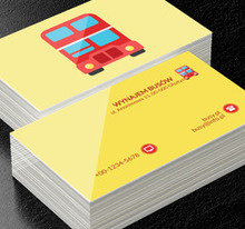 Londyński autobus, Transport, Busy - Wizytówki Netprint