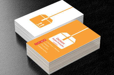 Pomarańczowa paczka, Transport, Przesyłki - Wizytówki Netprint