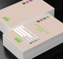 Zielony autobusik, Transport, Przewóz osób - Wizytówki Netprint