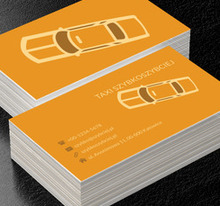 Odblaskowy projekt, Transport, Taxi - Wizytówki Netprint