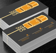 Taksówka z góry, Transport, Taxi - Wizytówki Netprint