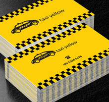 Czarna taksówka, Transport, Taxi - Wizytówki Netprint