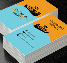 Rysunkowy kontenerowiec, Transport, Transport Towarów - Wizytówki Netprint