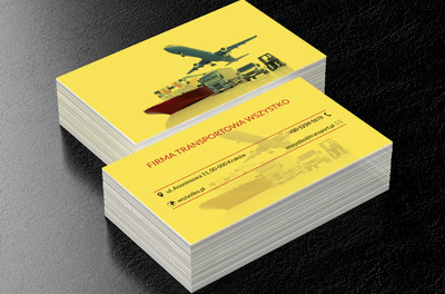 Flota transportu, Transport, Transport Towarów - Wizytówki Netprint