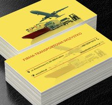 Flota transportu, Transport, Transport Towarów - Wizytówki Netprint