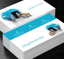 Otwierający się świat, Transport, Usługi kurierskie - Wizytówki Netprint