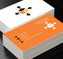 Kolorowy sześcian, Transport, Usługi kurierskie - Wizytówki Netprint