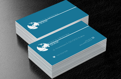 Biały glob, Turystyka, Agencja turystyczna - Wizytówki Netprint