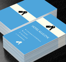 Czarny klucz do pokoju, Turystyka, Hotel, Motel, Pensjonat  - Wizytówki Netprint