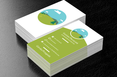 Górski pejzaż, Turystyka, Przewodnik turystyczny - Wizytówki Netprint