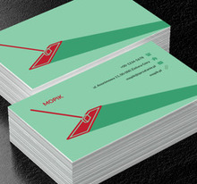 Czerwony mop, Usługi domowe, Firma sprzątająca - Wizytówki Netprint