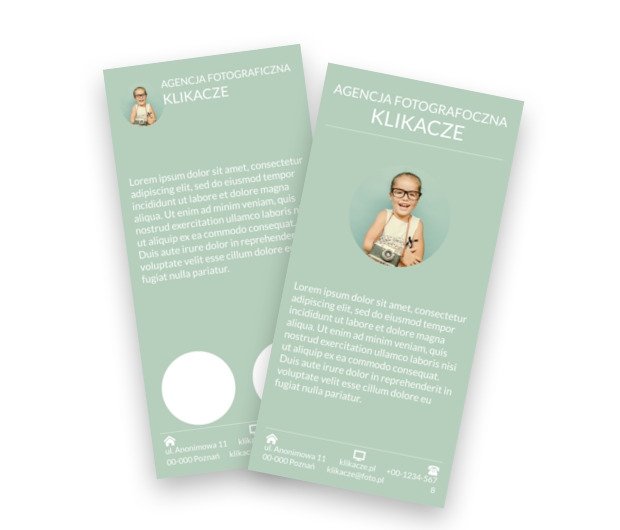 Idealna dla branży fotograficznej, Fotografia, Usługi fotograficzne - Ulotki Netprint szablony online