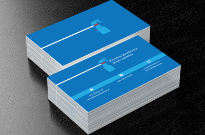 Butelka z rozpylaczem, Usługi domowe, Pomoc domowa - Wizytówki Netprint