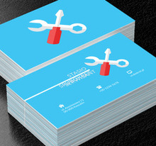 Klucz i śrubokręt, Usługi domowe, Serwisant - Wizytówki Netprint