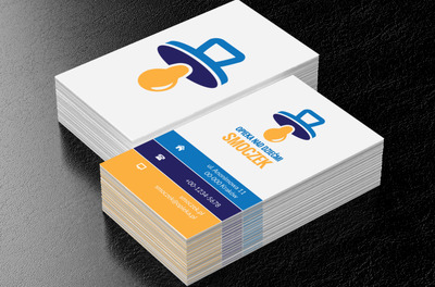 Smoczek dziecięcy, Usługi domowe, Opieka nad dziećmi - Wizytówki Netprint