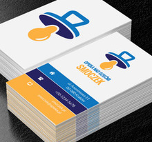 Smoczek dziecięcy, Usługi domowe, Opieka nad dziećmi - Wizytówki Netprint