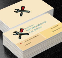 Śrubokręt i klucz, Usługi domowe, Serwisant - Wizytówki Netprint