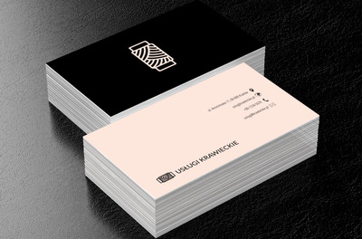 Szpula z nićmi, Usługi domowe, Usługi krawieckie - Wizytówki Netprint