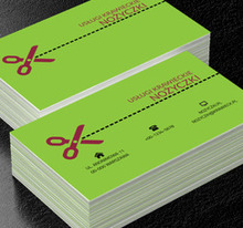 Tnące nożyczki, Usługi domowe, Usługi krawieckie - Wizytówki Netprint