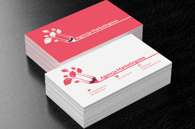 Czerwona kredka, Usługi biurowe, Agencja marketingowa - Wizytówki Netprint