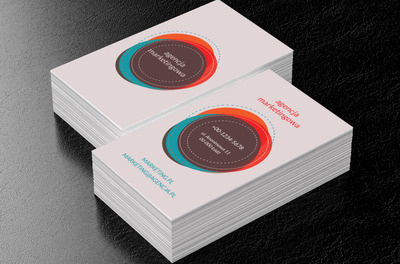 Kolorowe koła, Usługi biurowe, Agencja marketingowa - Wizytówki Netprint