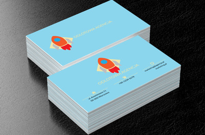 Kolorowa rakieta, Usługi biurowe, Agencja marketingowa - Wizytówki Netprint