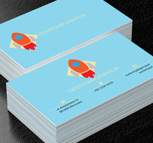 Kolorowa rakieta, Usługi biurowe, Agencja marketingowa - Wizytówki Netprint