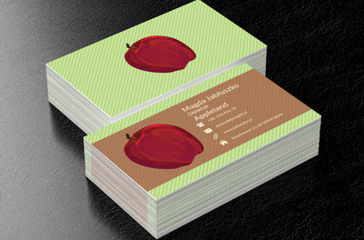 Soczyste jabłko, Zdrowie i uroda, Dietetyk - Wizytówki Netprint