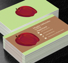 Soczyste jabłko, Zdrowie i uroda, Dietetyk - Wizytówki Netprint