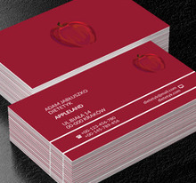 Czerwone jabłko, Zdrowie i uroda, Dietetyk - Wizytówki Netprint